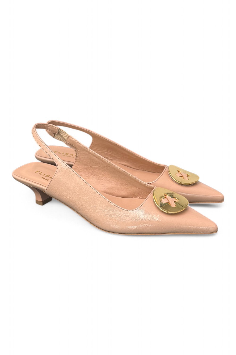 Slingback bottone nude Elisa Lanci 