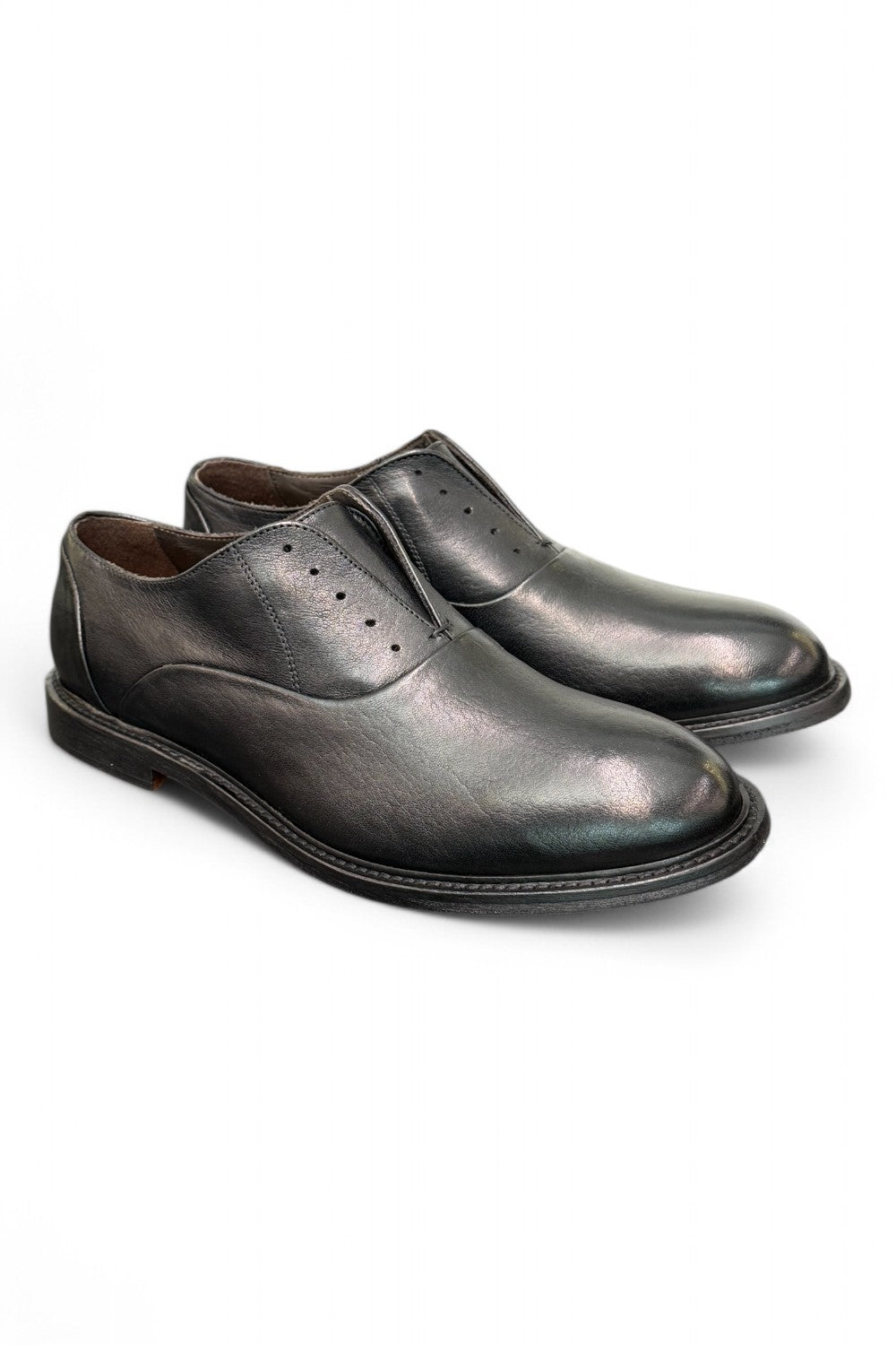 Scarpa uomo No-laces nera F.lli Rennella 