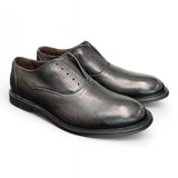 Scarpa uomo No-laces nera F.lli Rennella 