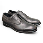 Scarpa uomo no-lace nera F.lli Rennella puntale 