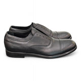 Scarpa uomo no-lace nera F.lli Rennella puntale 