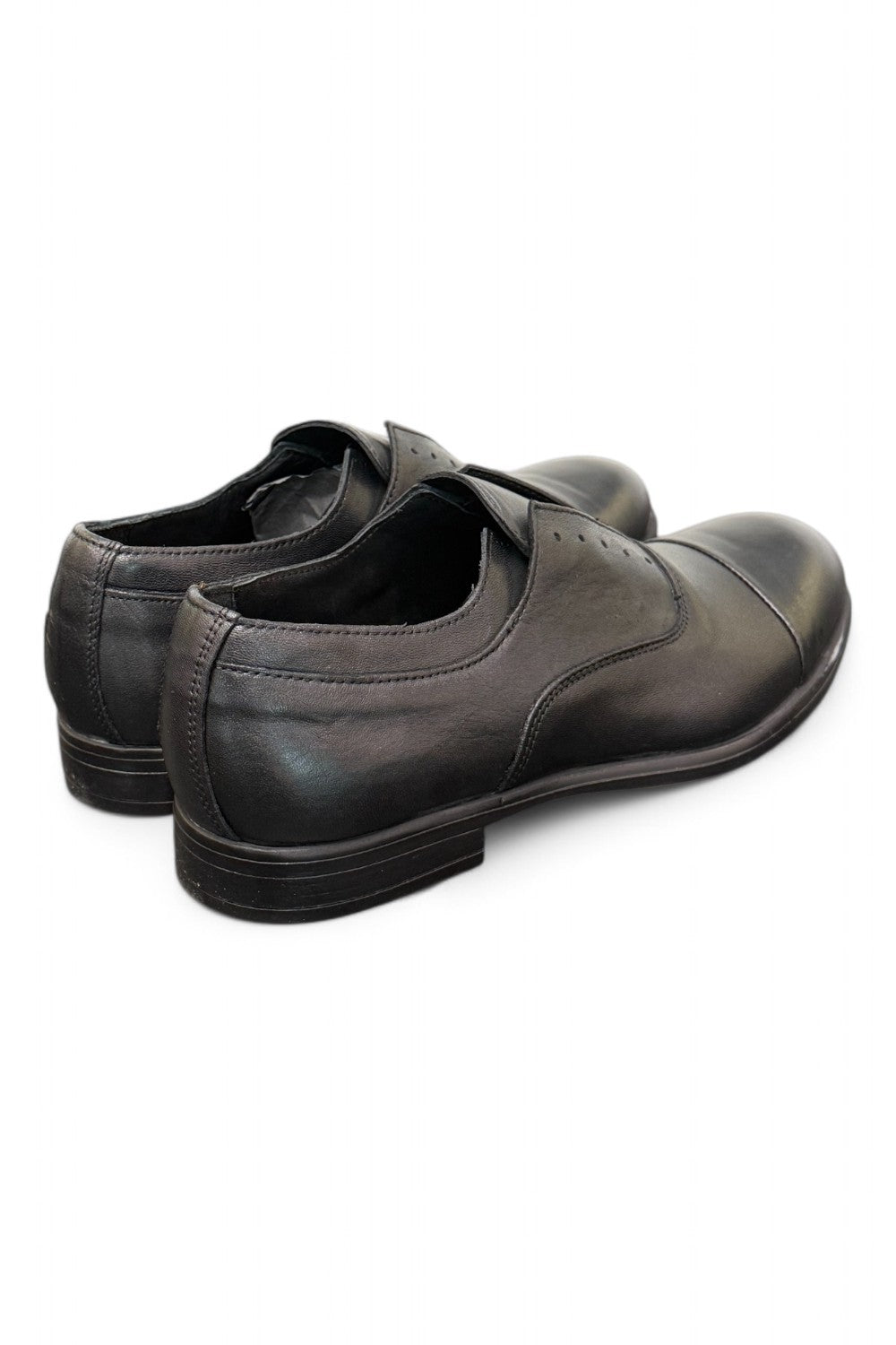Scarpa uomo no-lace nera F.lli Rennella puntale 