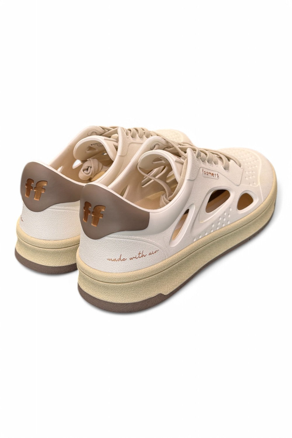Sneaker Foamers Eva bianco tortora 