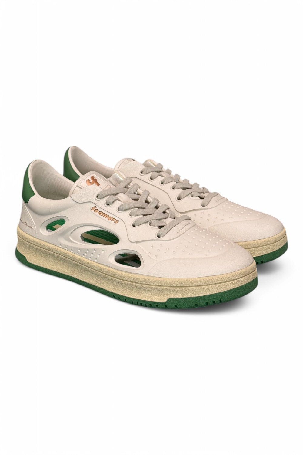 Sneaker Foamers Eva bianco verde <BR/> 