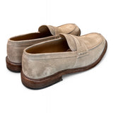 Mocassino suede beige Franco Fedele<BR/> 