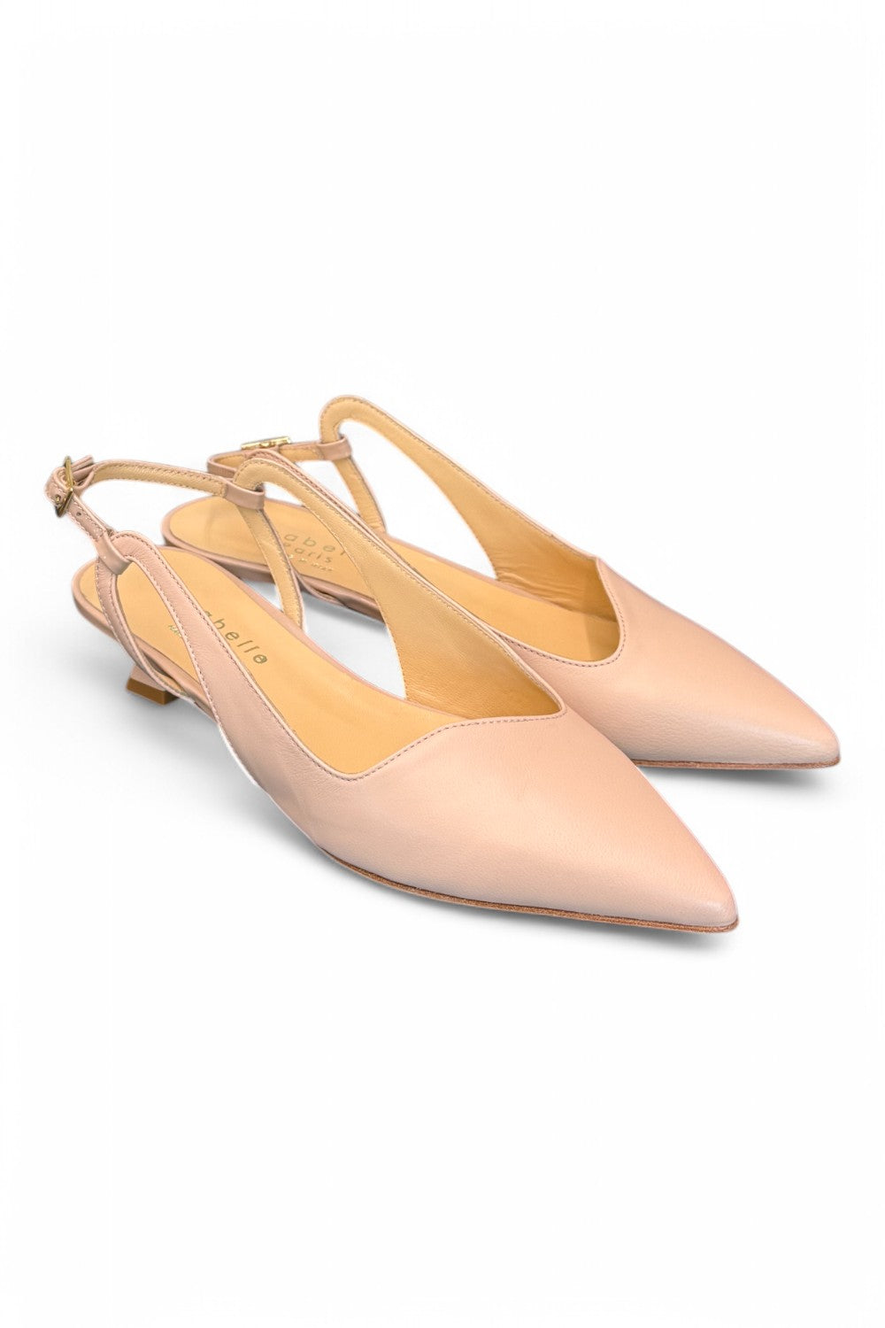 Slingback pelle nude T30 Isabelle Paris<BR/> 