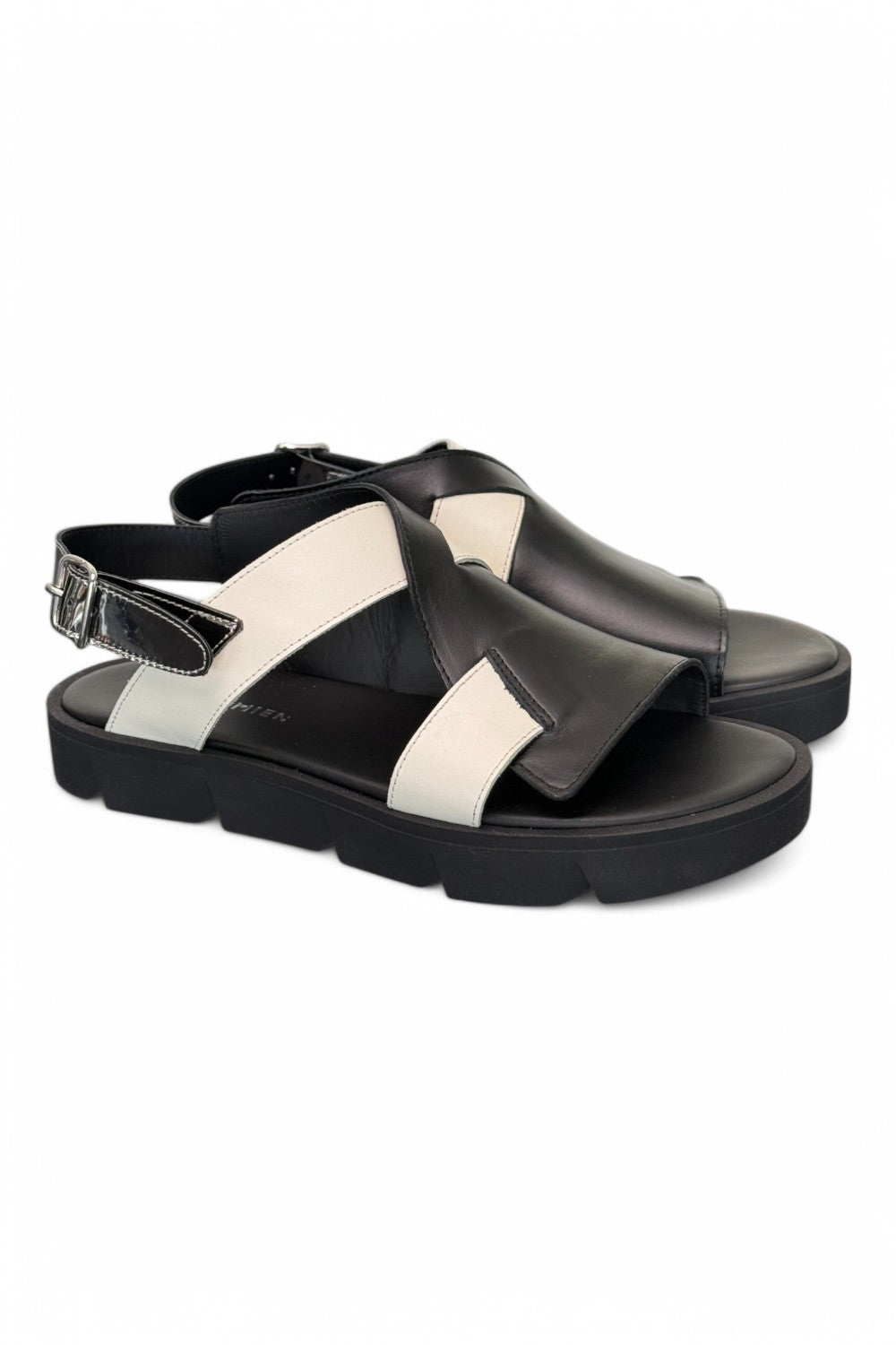 Sandalo asimmetrico nero Le Bohemien 
