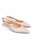 Les Autres ice leather flat slingbacks