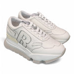Sneaker donna Rucoline bianca argento 