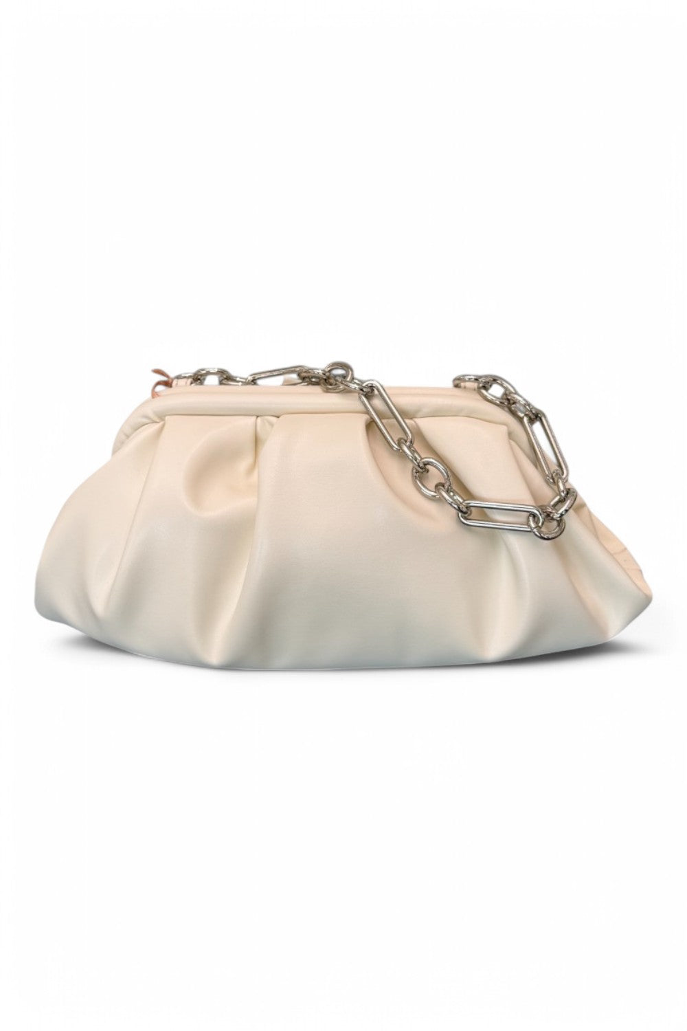 Pochette grande pouf Scarlet latte 