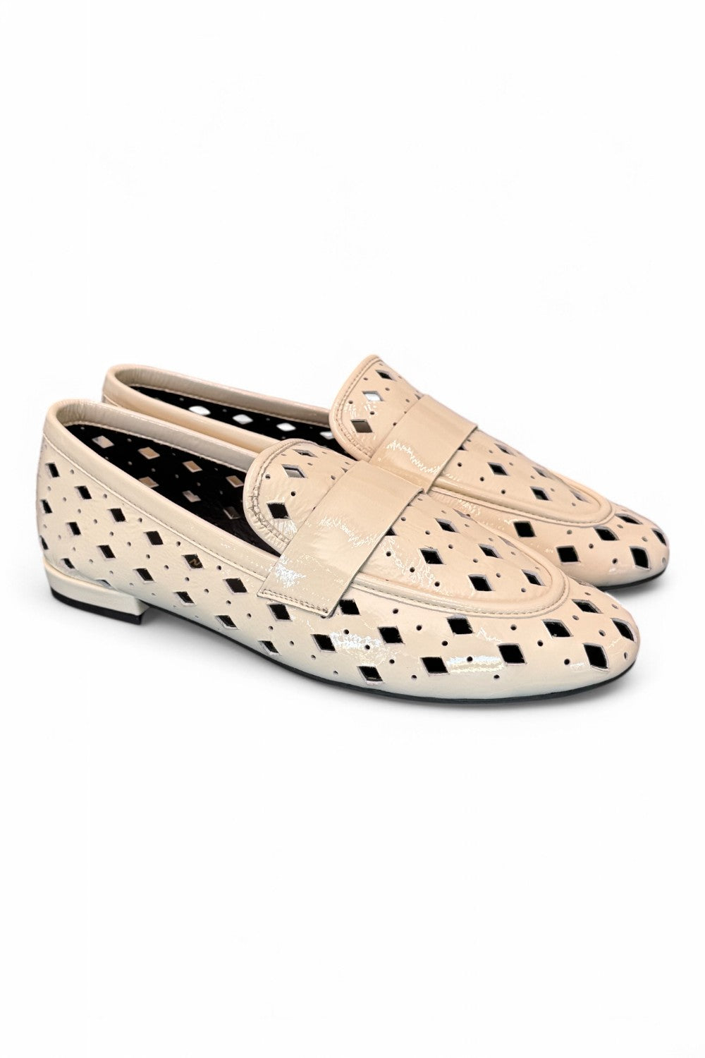 Mocassino forato naplak burro Elvio Zanon<BR/> 