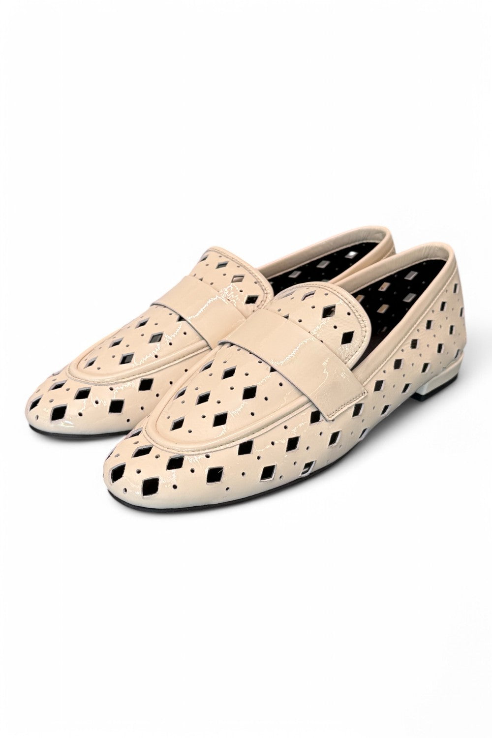 Mocassino forato naplak burro Elvio Zanon<BR/> 