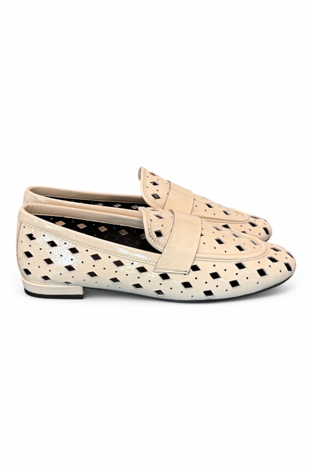Mocassino forato naplak burro Elvio Zanon<BR/> 