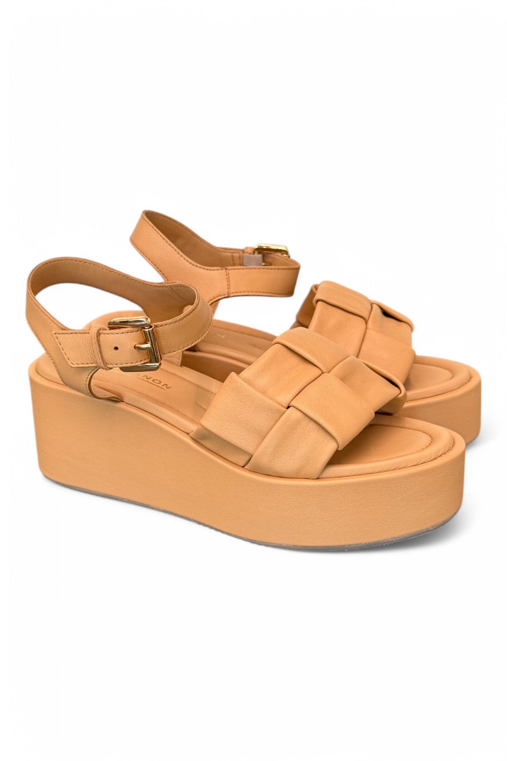 Sandalo intreccio pelle naturale Z60 Zanon<BR/> 