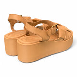 Sandalo intreccio pelle naturale Z60 Zanon<BR/> 