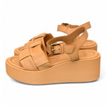 Sandalo intreccio pelle naturale Z60 Zanon<BR/> 