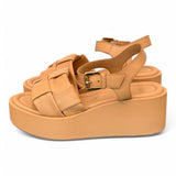 Sandalo intreccio pelle naturale Z60 Zanon<BR/> 
