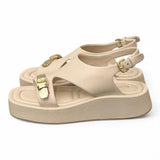 Sandalo asimmetrico burro Zanon<BR/> 