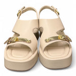 Sandalo asimmetrico burro Zanon<BR/> 