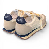 Sneaker uomo 4B12 Vintage Run beige blu 