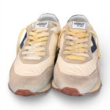 Sneaker uomo 4B12 Vintage Run beige blu 