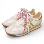 Sneaker Jogger nylon white Back70 