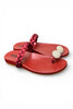 Ciabatta infradito anello strass burgundy Bibi Lou