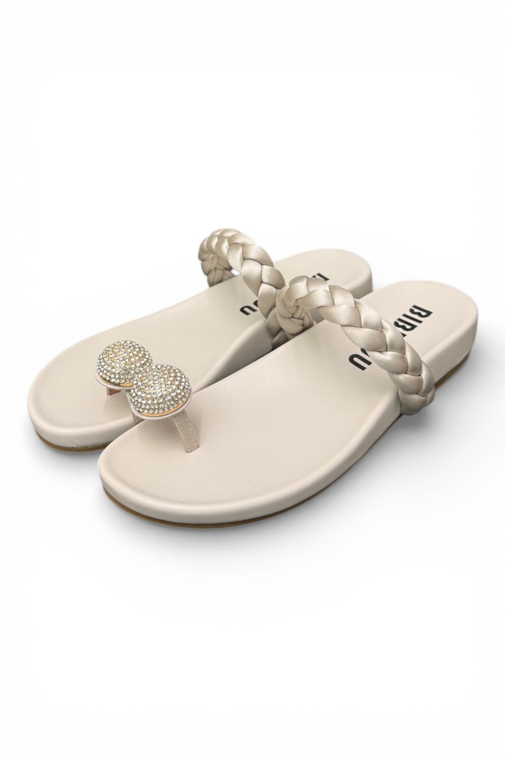 Ciabatta infradito anello strass perla Bibi Lou 