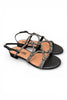 Sandalo intrecci strass nero Bibi Lou