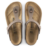 Ciabatta infradito Gizeh Nabuk mocca Birkenstock 043751 
