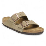 Ciabatta Birkenstock Arizona Suede Taupe 051463 uomo 