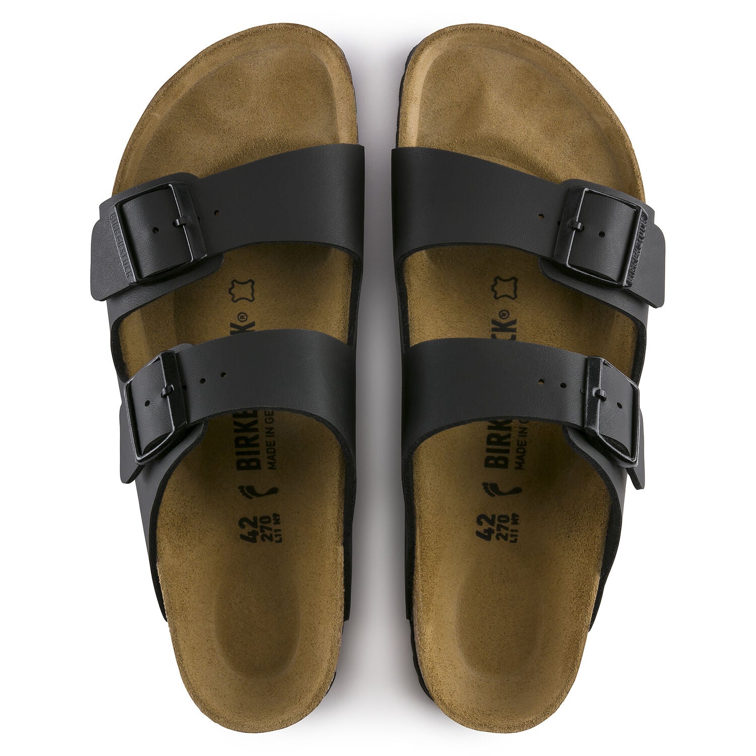 Ciabatta arizona BF black Birkenstock 051793 uomo 