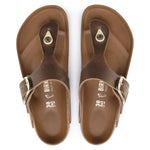Ciabatta Gizeh Big Buckle cognac oiled leather Birkenstock 1018745 