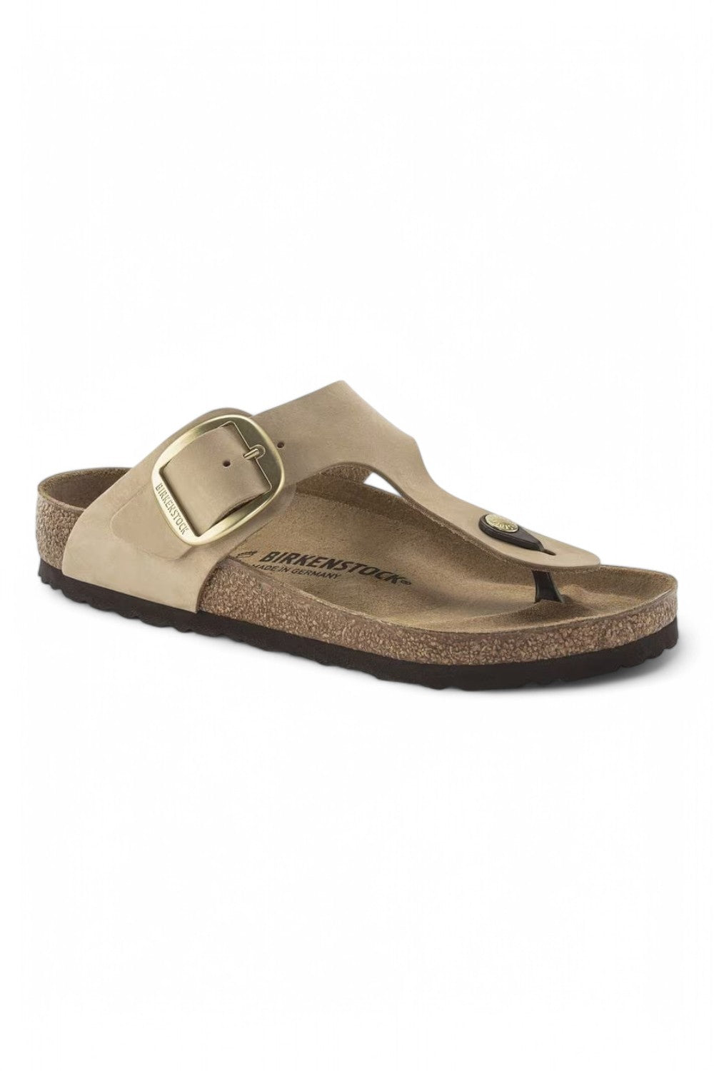 Ciabatta Gizeh Big Buckle nabuk sandcastle Birkenstock 1023966 