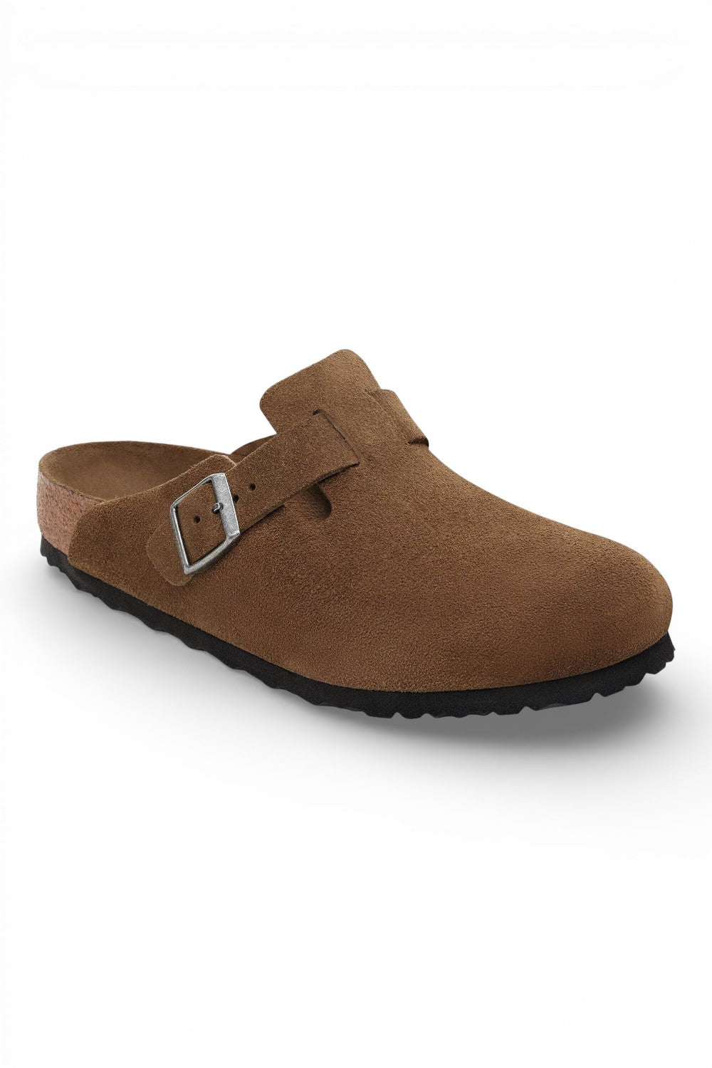 Sabot Boston Birkenstock Suede dark tea 1030861 
