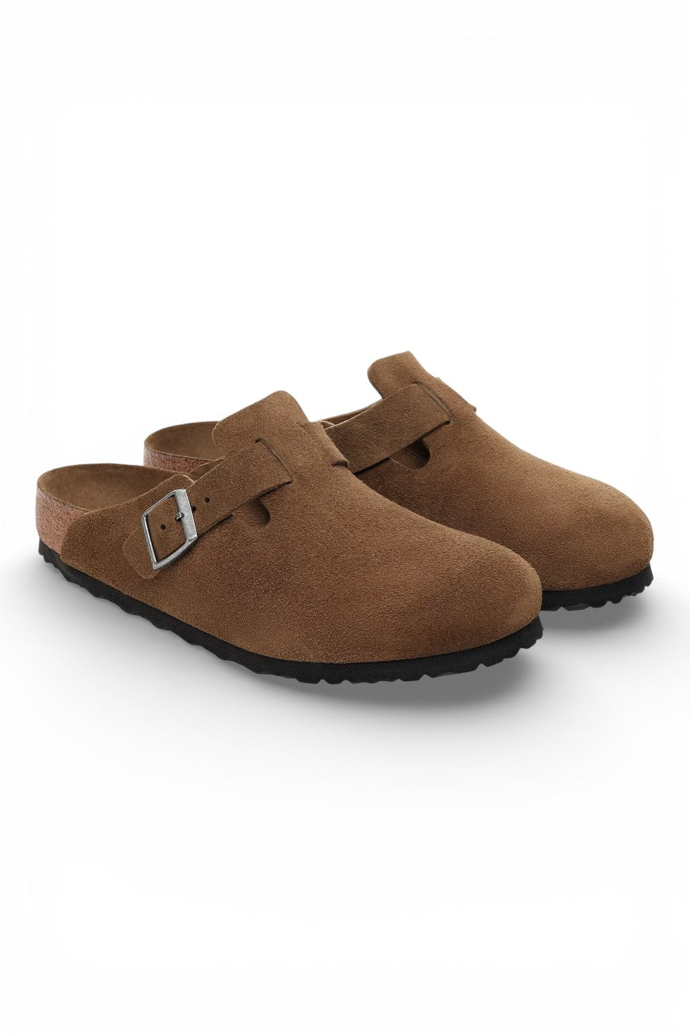 Sabot Boston Birkenstock Suede dark tea 1030861 