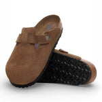 Sabot Boston Birkenstock Suede dark tea 1030861 