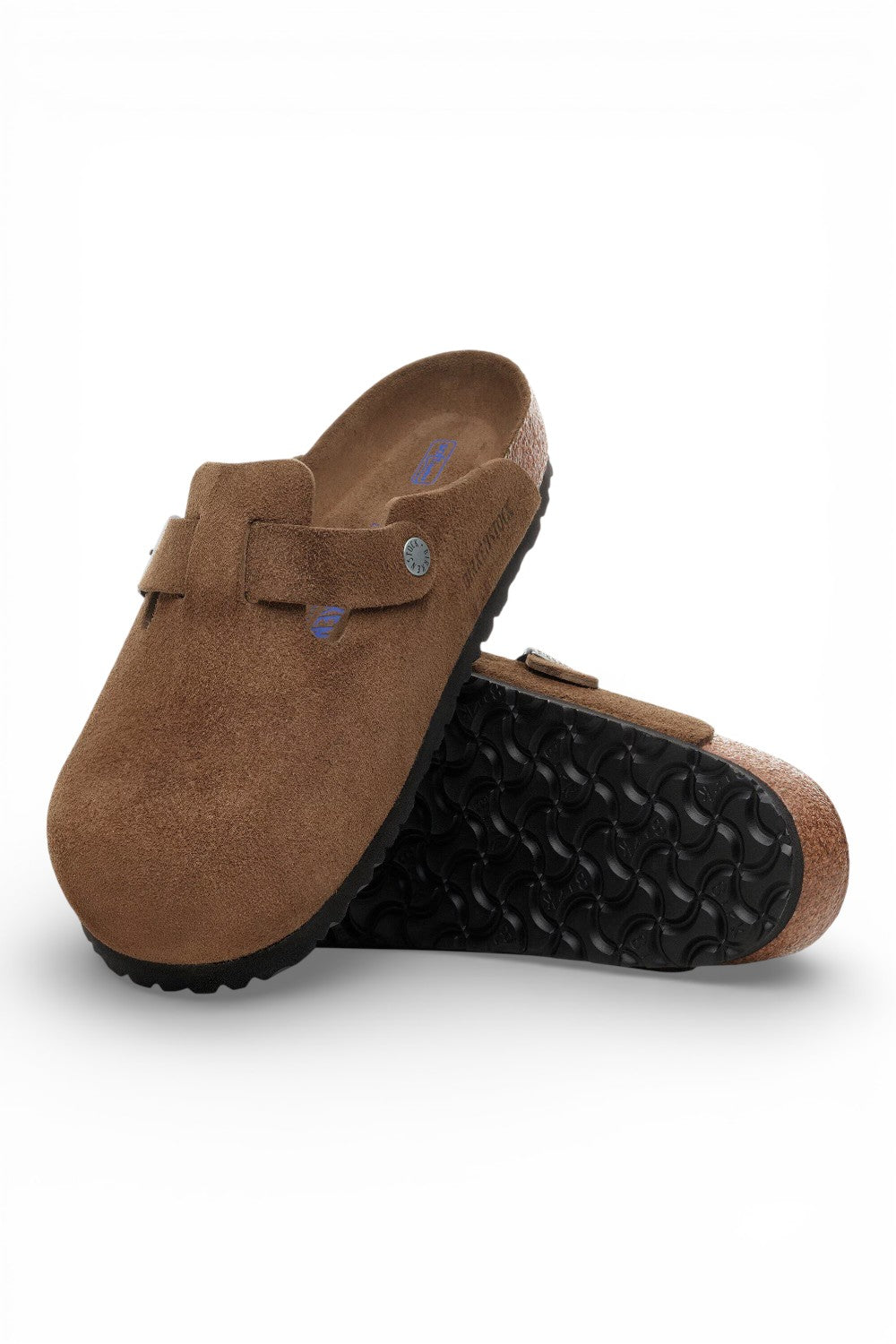 Sabot Boston Birkenstock Suede dark tea 1030861 