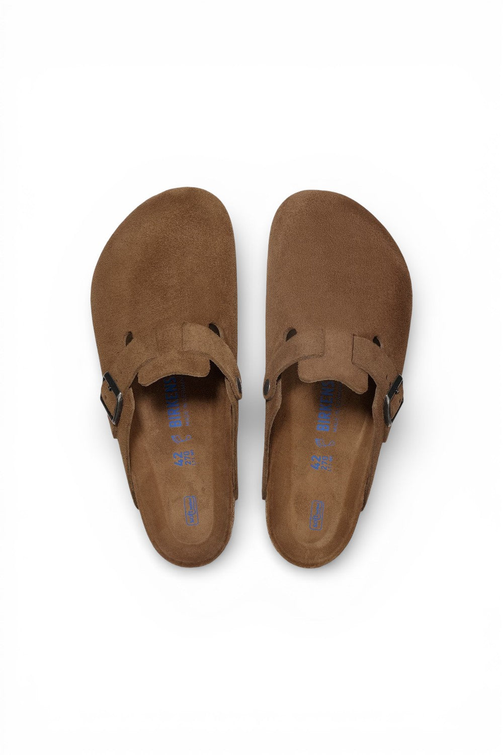 Sabot Boston Birkenstock Suede dark tea 1030861 