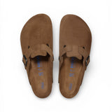 Sabot Boston Birkenstock Suede dark tea 1030861 