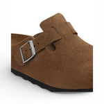 Sabot Boston Birkenstock Suede dark tea 1030861 