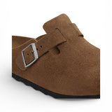 Sabot Boston Birkenstock Suede dark tea 1030861 