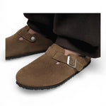 Sabot Boston Birkenstock Suede dark tea 1030861 