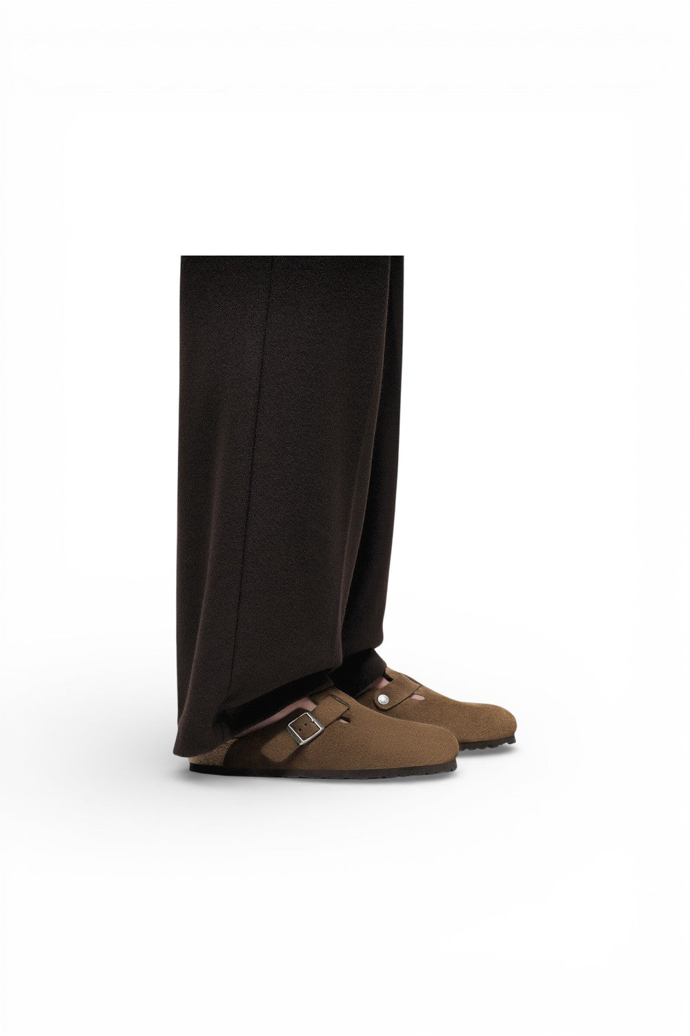 Sabot Boston Birkenstock Suede dark tea 1030861 