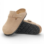Sabot Boston Birkenstock Suede sandcastle 1030883 