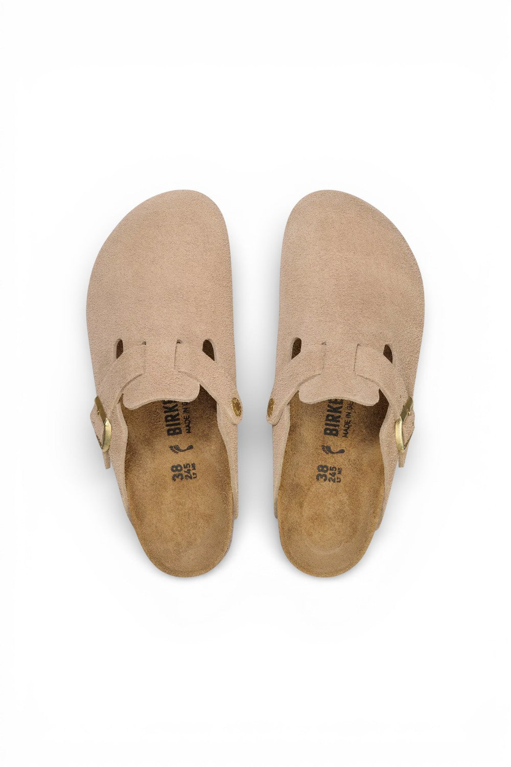 Sabot Boston Birkenstock Suede sandcastle 1030883 