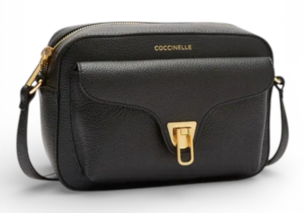 Tracollina camera case Beat Soft Coccinelle media nera<BR/> 