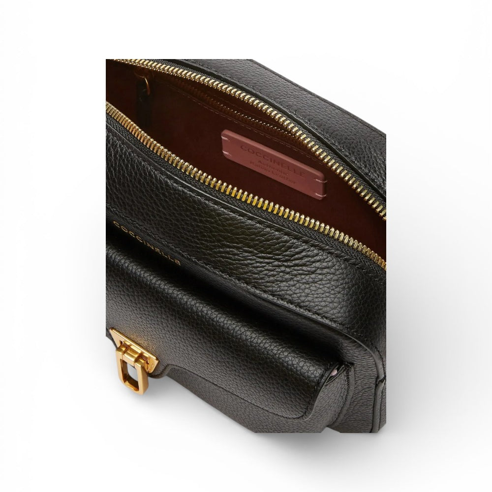 Tracollina camera case Beat Soft Coccinelle media nera<BR/> 