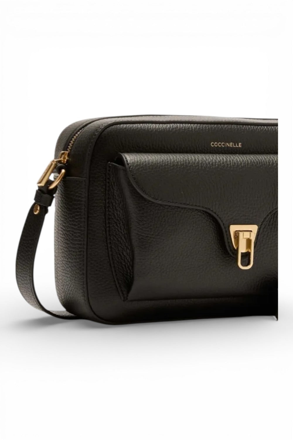 Borsa Beat Soft Coccinelle camera case grande nera<BR/> 
