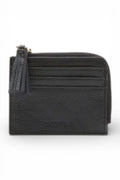 Small black Tassel wallet Coccinelle